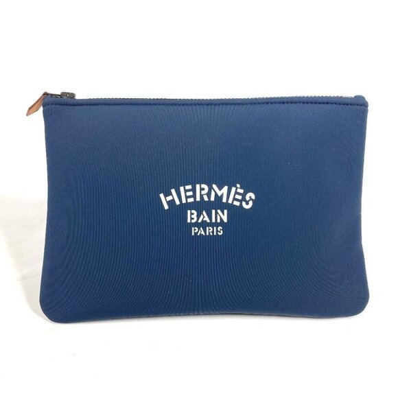 HERMES Flat pouch Neoban Pouch MM Clutch Bags Cosmetic Pouches Pouch